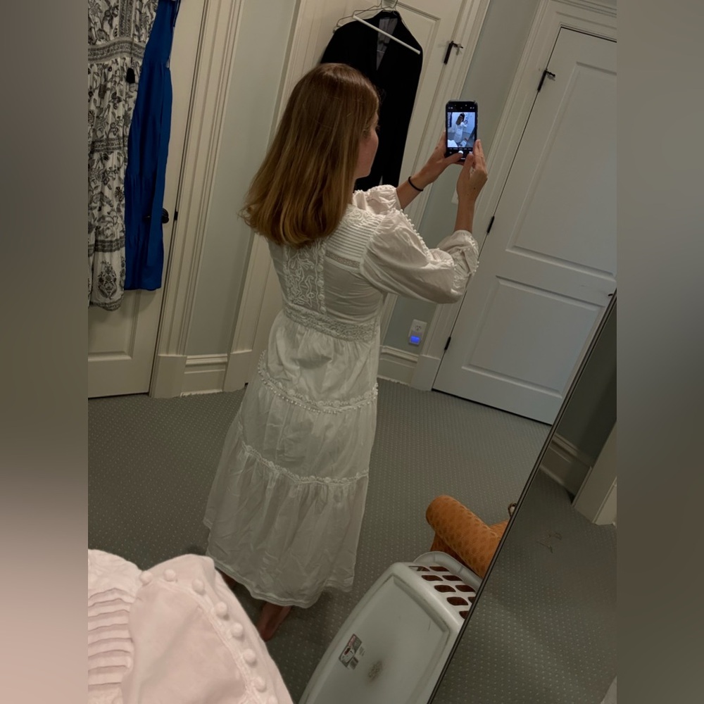 Sea New York Cotton White Dress - Picture 3 of 13